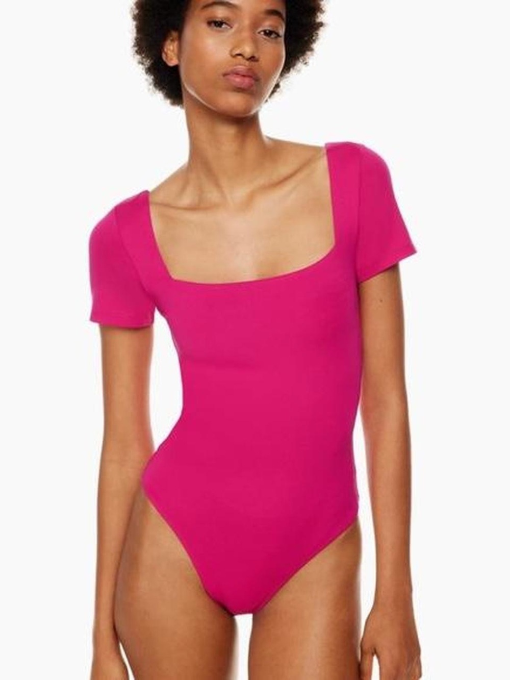 Aritzia Contour Squareneck Shortsleeve Bodysuit